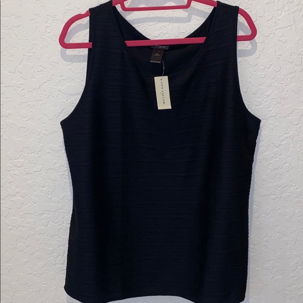 NWT Ann Taylor black tank